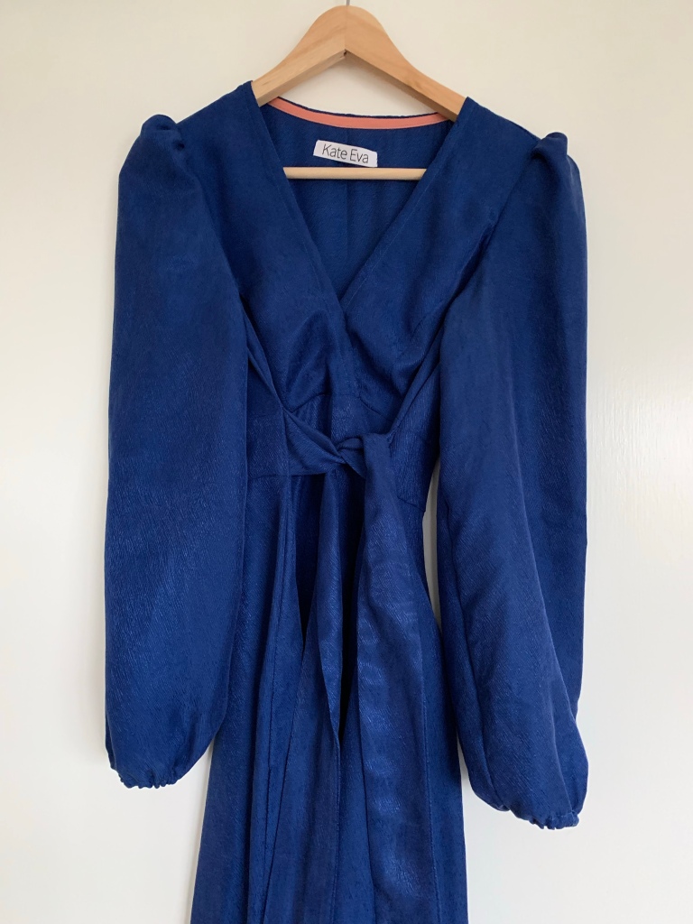 Royal Blue Tencel Magnolia dress – Kate Eva